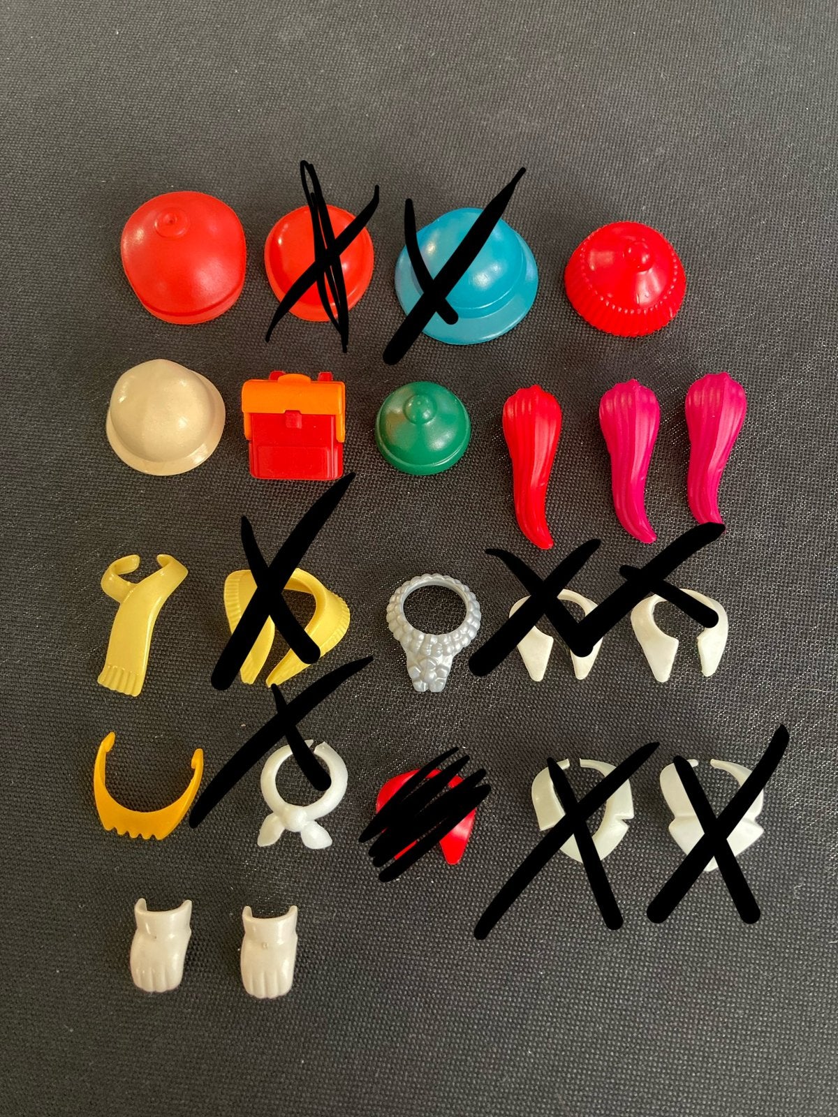 Playmobil kinder hoedjes, petjes ed.., Ophalen of Verzenden, Zo goed als nieuw