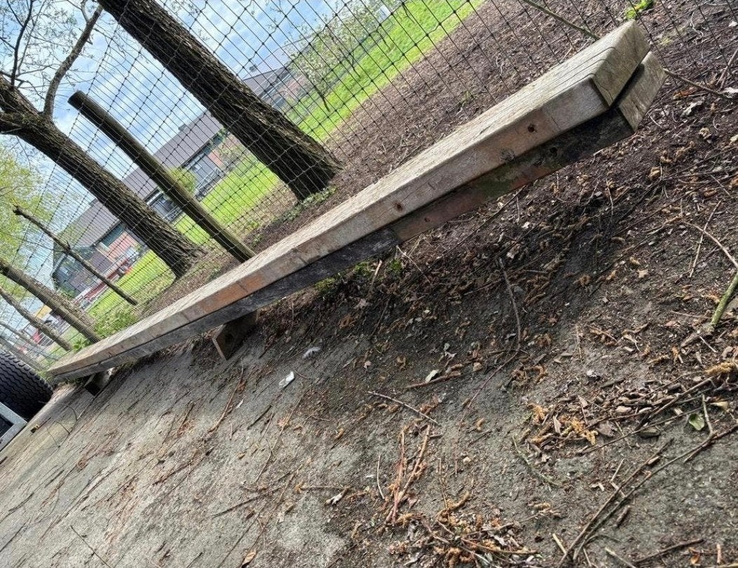 Houten Balken, Doe-het-zelf en Verbouw, Ophalen, Gebruikt, Balk, Overige houtsoorten