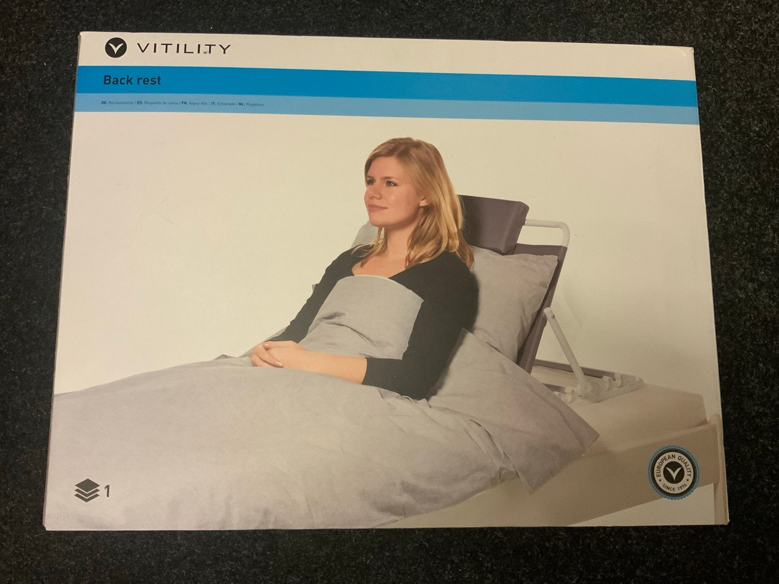 Vitility rugsteun voor in bed - nieuw, Diversen, Ophalen of Verzenden