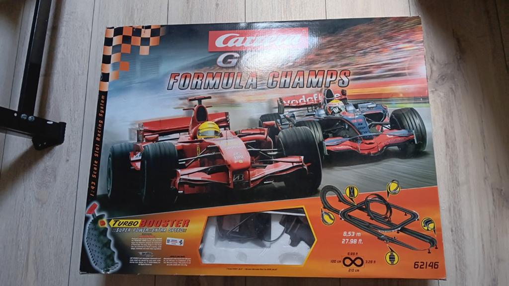 Carrière GO-Formula Champs, Carrera, Ophalen of Verzenden, Met looping, Elektrisch