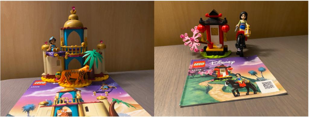 Lego 43208 jasmines en mulans avontuur, Kinderen en Baby's, Speelgoed | Duplo en Lego, Zo goed als nieuw, Lego, Compleet, Inclusief instructies
