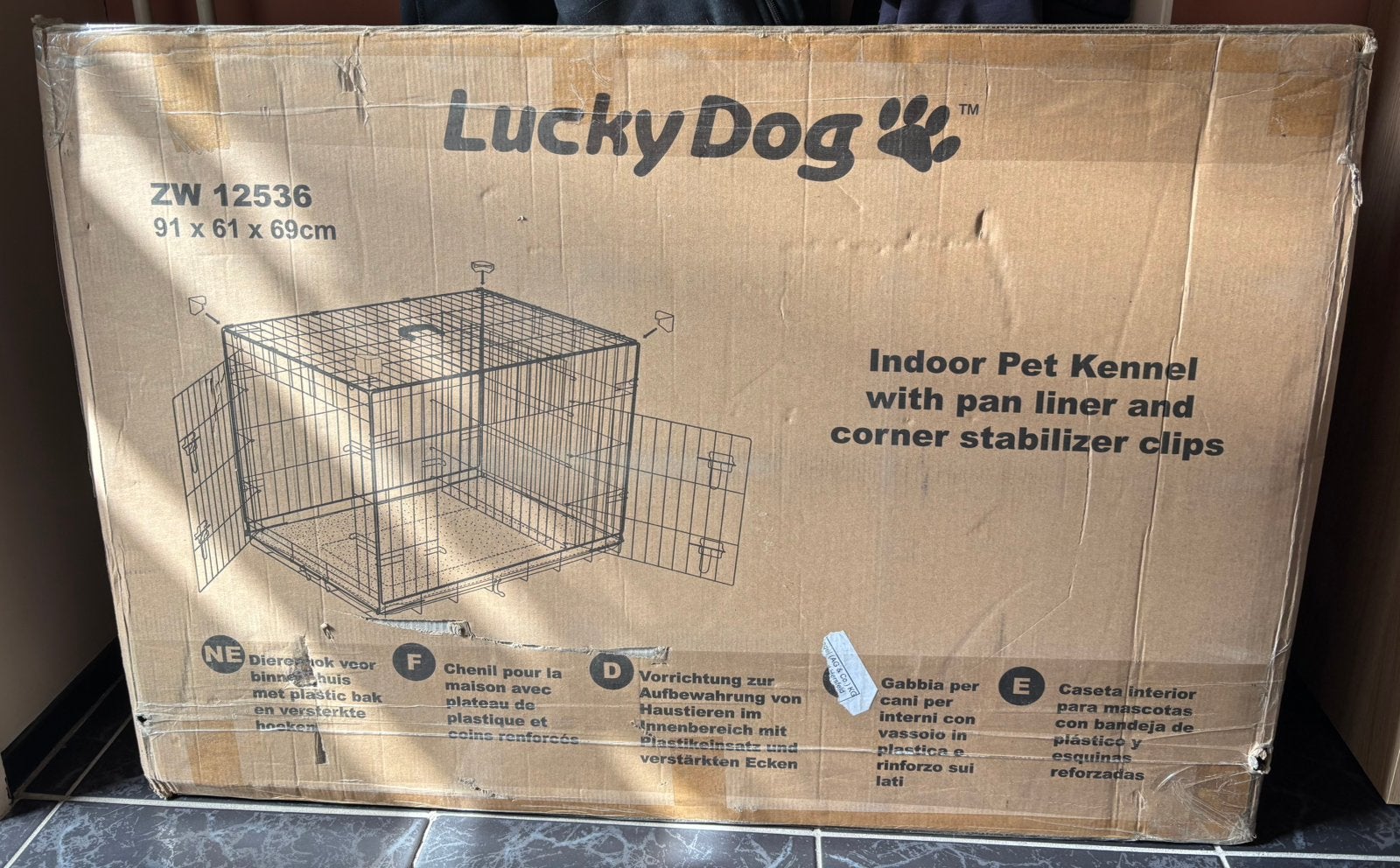 NIEUW Lucky Dog dierenhok maat L (91x61x69 cm), Ophalen, Nieuw