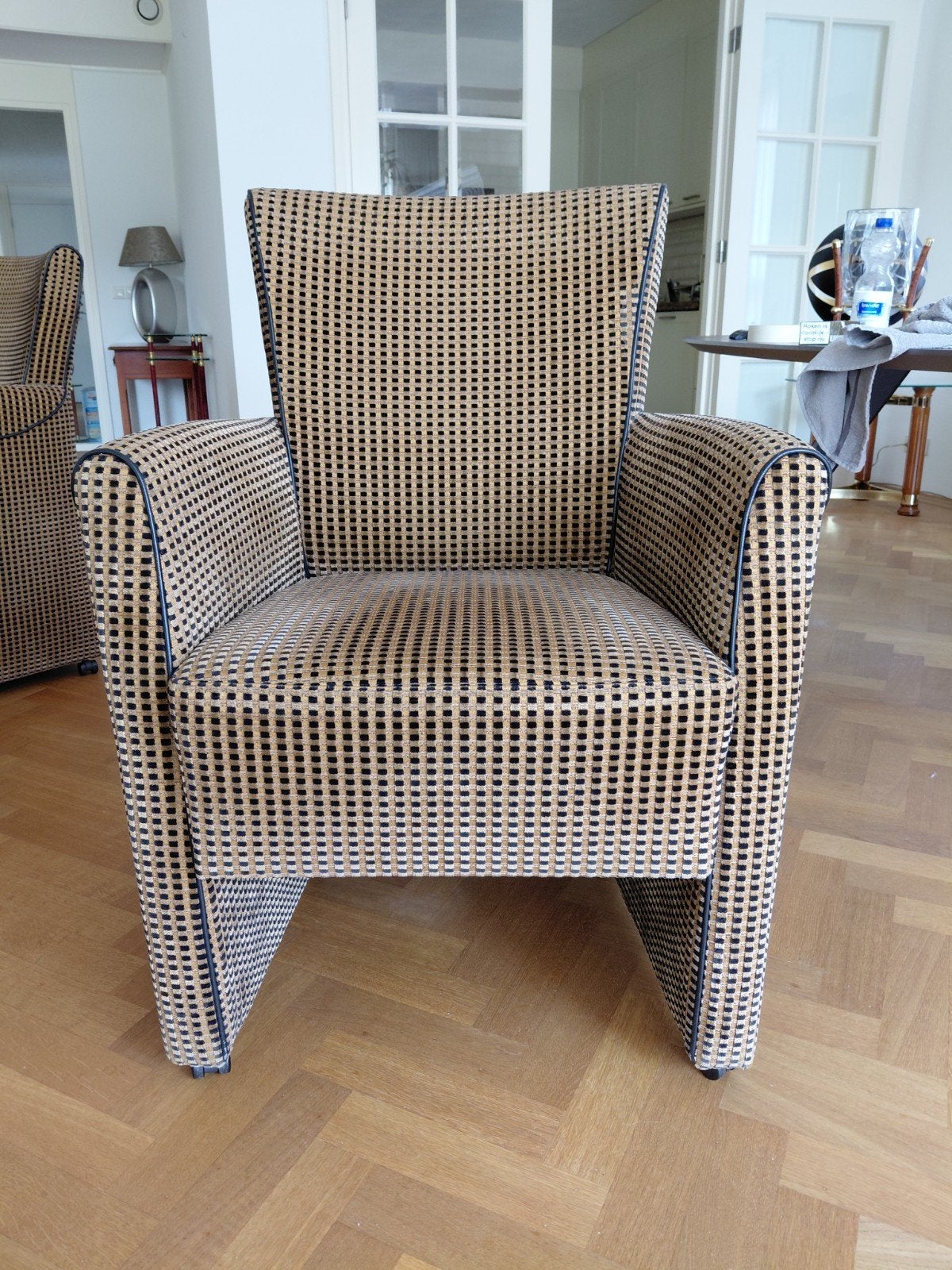 Set van 4 Paul Hofstede fauteuils - Onbeschadigd, Ophalen of Verzenden, Zo goed als nieuw, Stof, Modern, Klassiek, paul hofstede