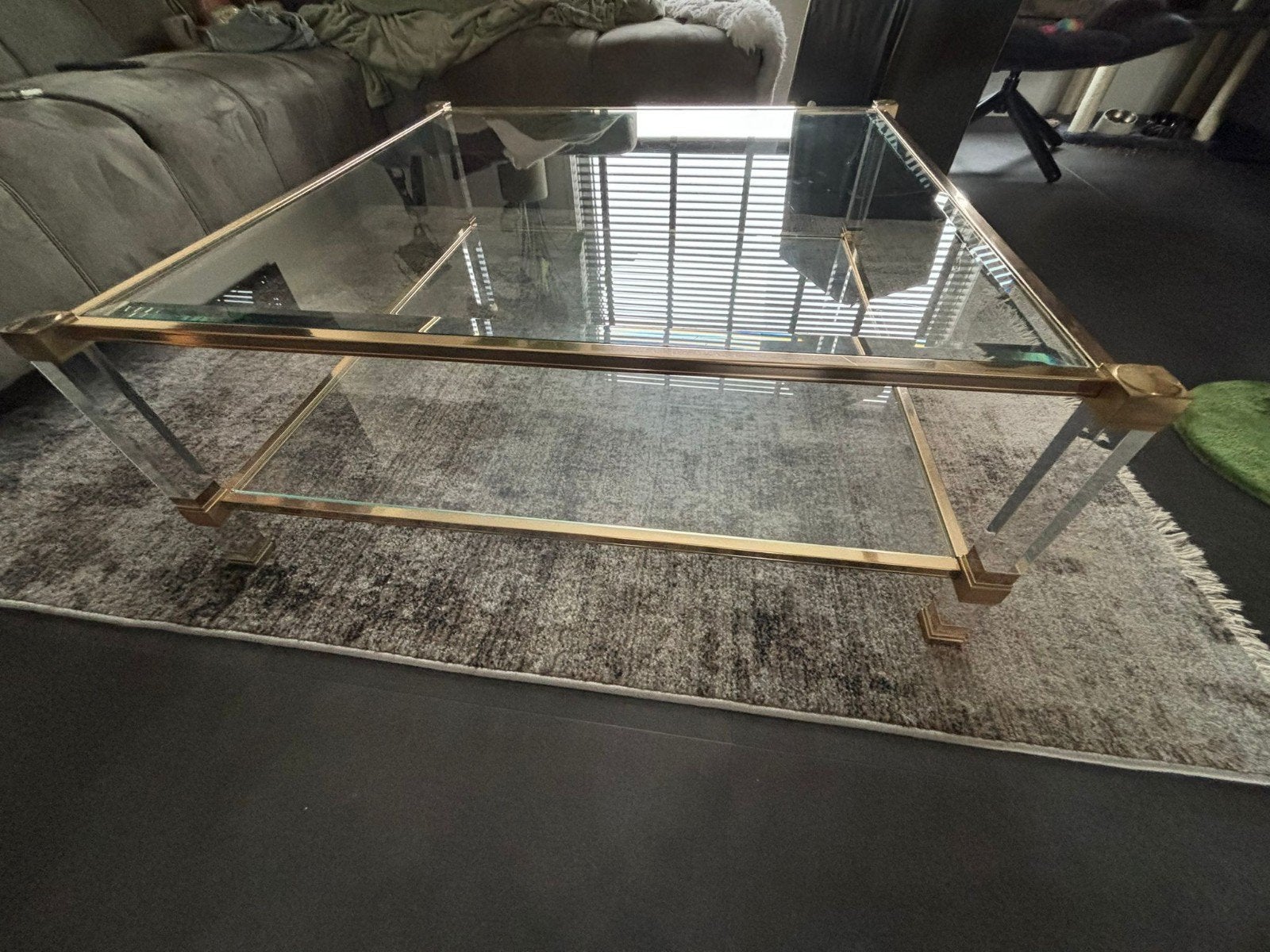 Pierre Vandel paris salontafel, Ophalen, Gebruikt, 100 tot 150 cm, 50 tot 100 cm