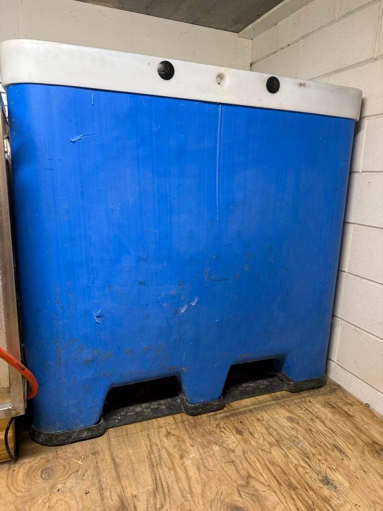 IBC vat blauw 1000 liter, Ophalen of Verzenden