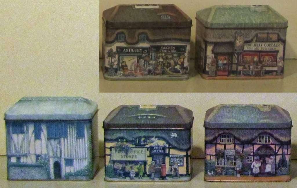 Vintage Engelse Cottage blikken, Ophalen of Verzenden, Gebruikt, Overige, Overige merken