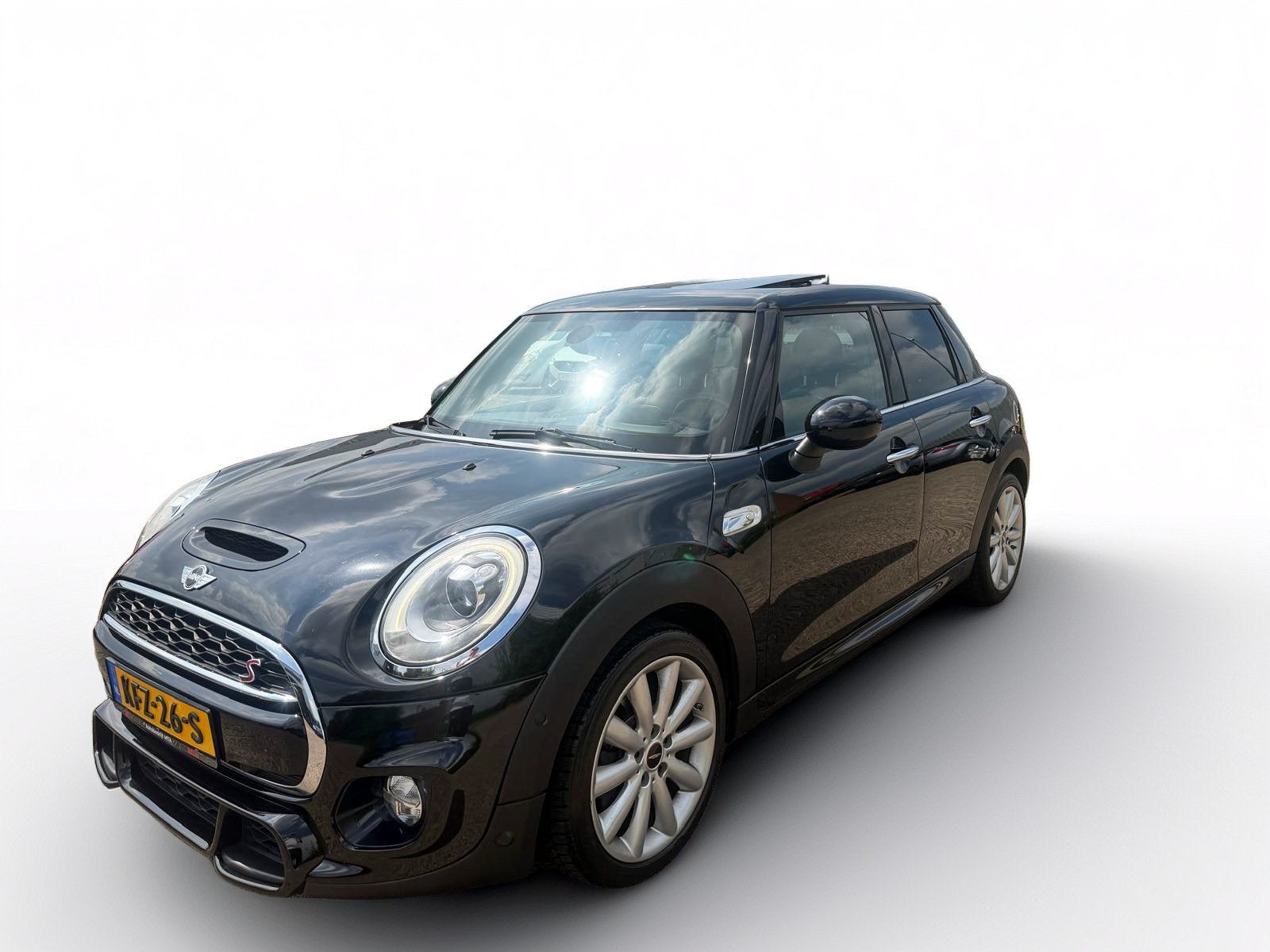 MINI Cooper S | Panoramadak | Harman Kar | Leder | HUD | JCW, Auto's, 1998 cc, Zwart, Leder, Bedrijf