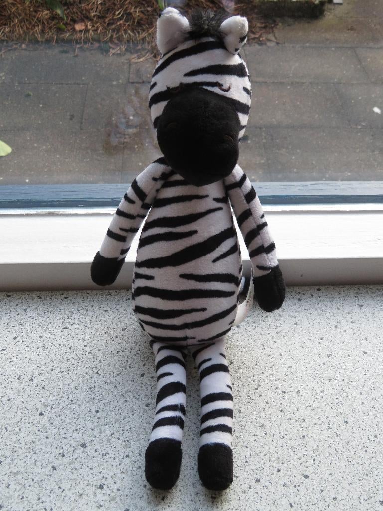 Koos Zebra zebrapaard van Dieren Dorpje, Overige typen, Ophalen of Verzenden, Zo goed als nieuw, Wasbaar
