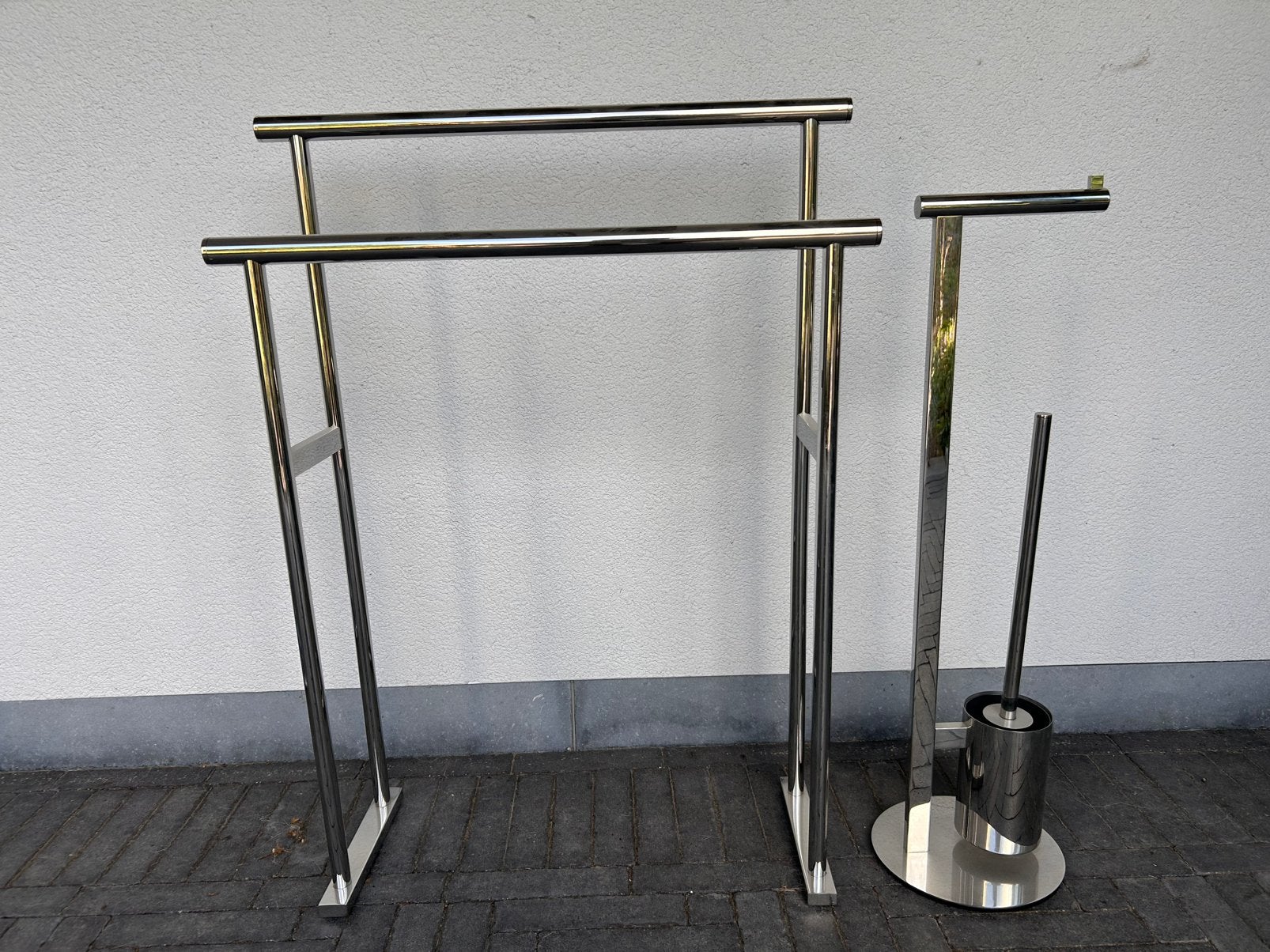 Zack Scala Toiletbutler en handdoekrek - Glanzend RVS, Ophalen, Minder dan 50 cm, Gebruikt, 100 tot 150 cm