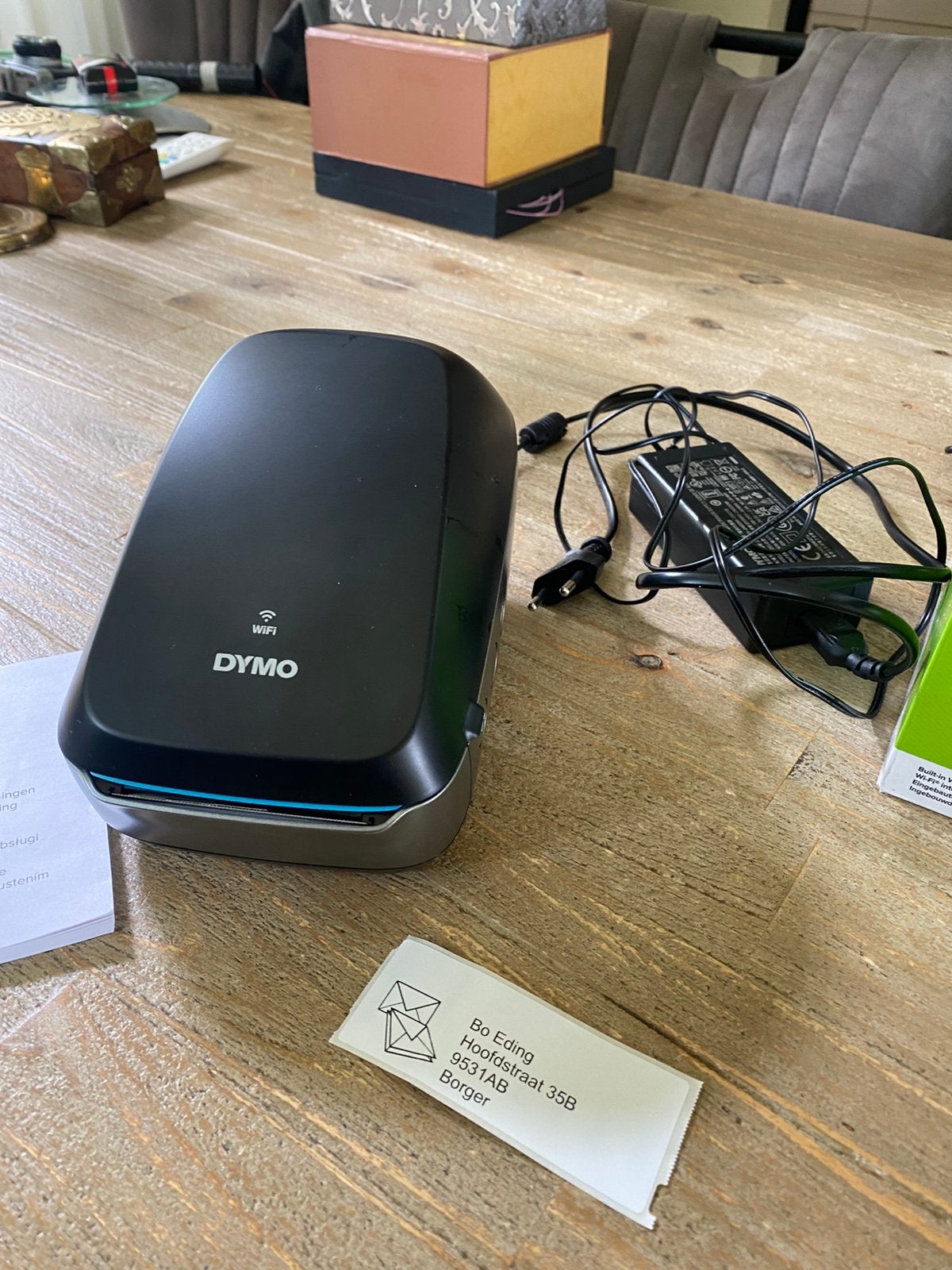 Dymo LabelWriter Wireless zwart in doos, Computers en Software, Labelprinters, Ophalen of Verzenden, Zo goed als nieuw
