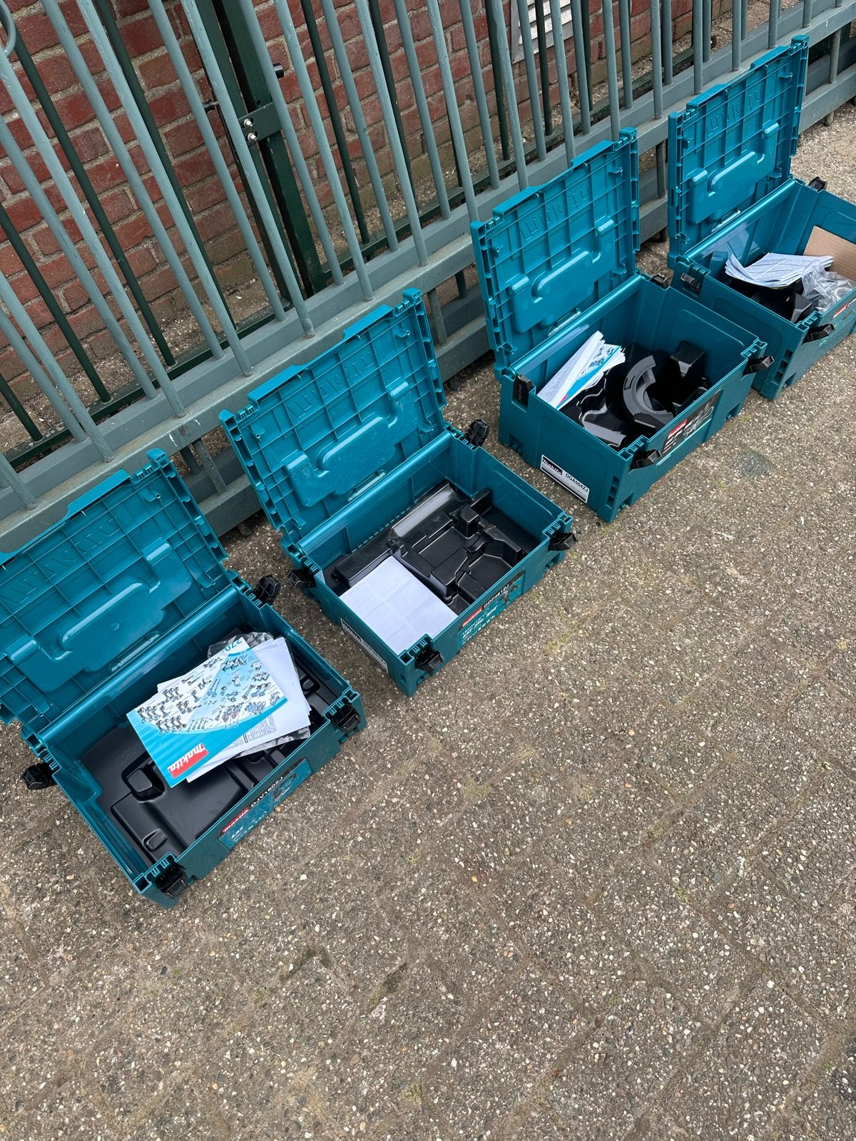 4x Makita Mbox koffer gereedschapskoffer, Ophalen of Verzenden, Gebruikt