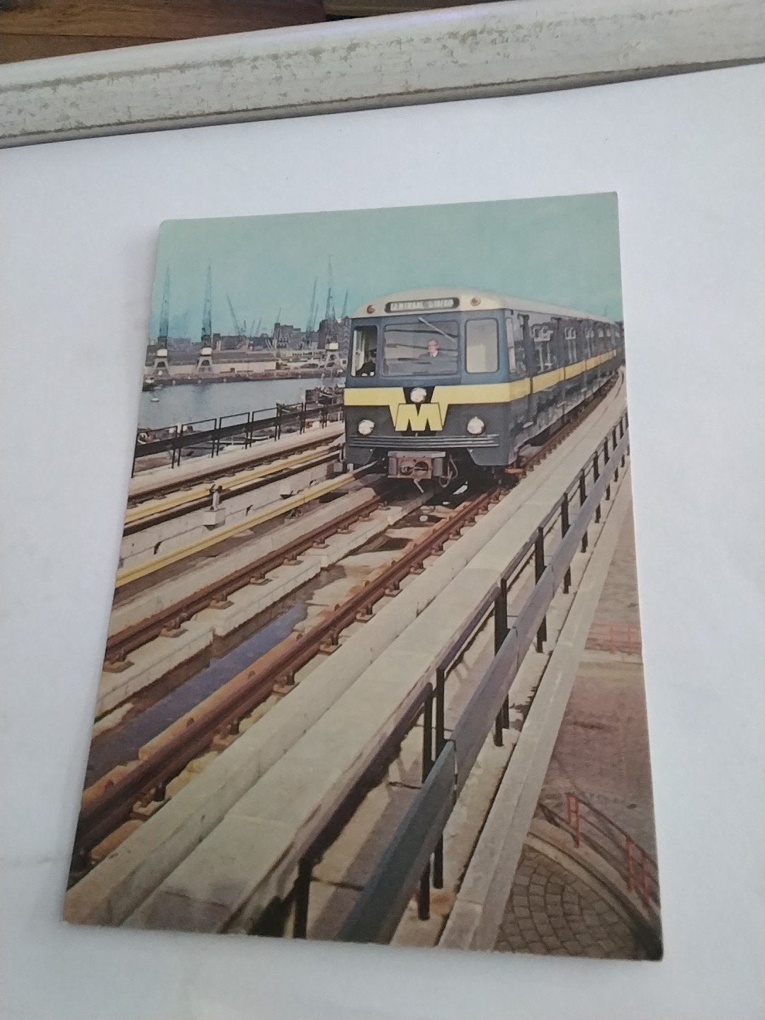 Vintage Ansichtkaart Rotterdam Metro, Verzamelen, Ophalen of Verzenden, 1960 tot 1980, Ongelopen, Zuid-Holland