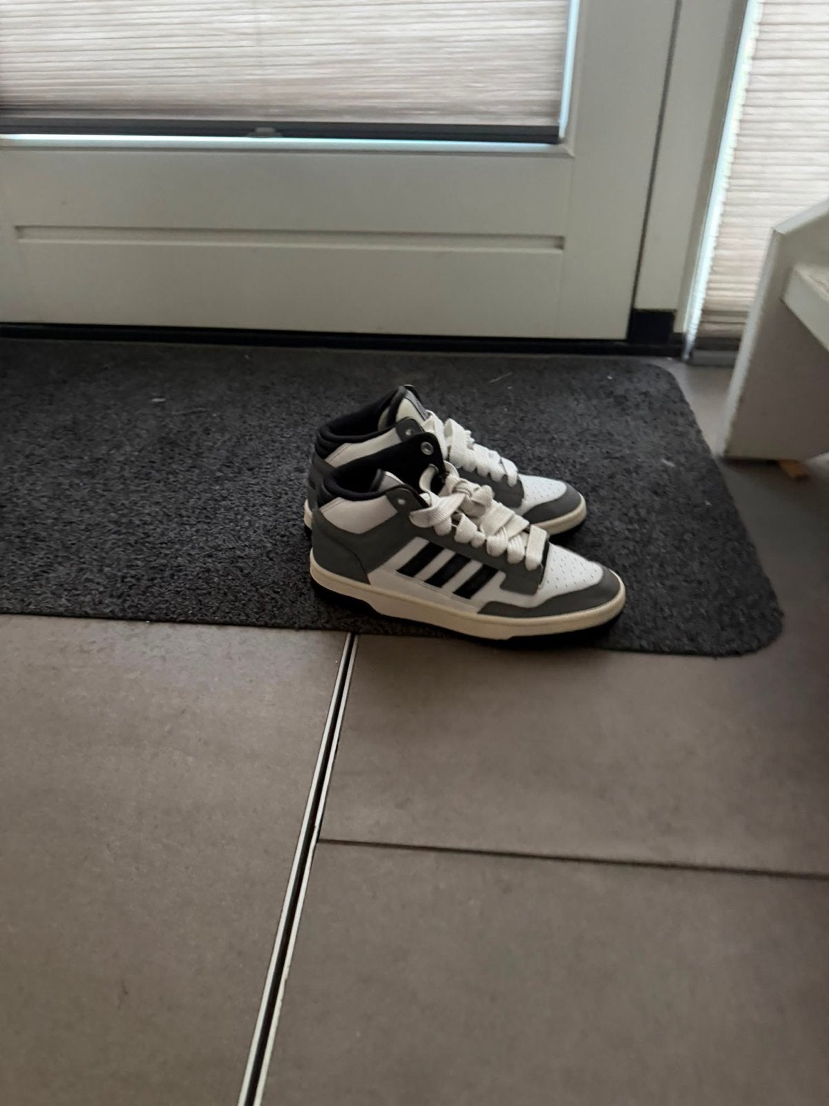 Adidas Forum Low sneakers - Wit/Grijs/Zwart, Ophalen of Verzenden, Zo goed als nieuw, Wit, Sneakers of Gympen