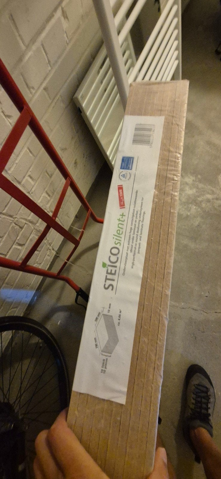 STEICO silent+ ondervloerplaten (2 stuks), Ophalen, Minder dan 25 mm, Overige typen, Nieuw