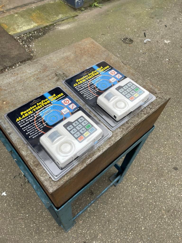 Alarm draadloos bedraad infrarood deurbel, Doe-het-zelf en Verbouw, Alarmsystemen, Ophalen, Beweging, Compleet systeem, Draadloos
