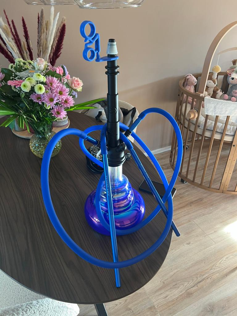 Amy Deluxe Waterpijp Shisha 2 slangen!, Ophalen, Zo goed als nieuw, (Water)pijp