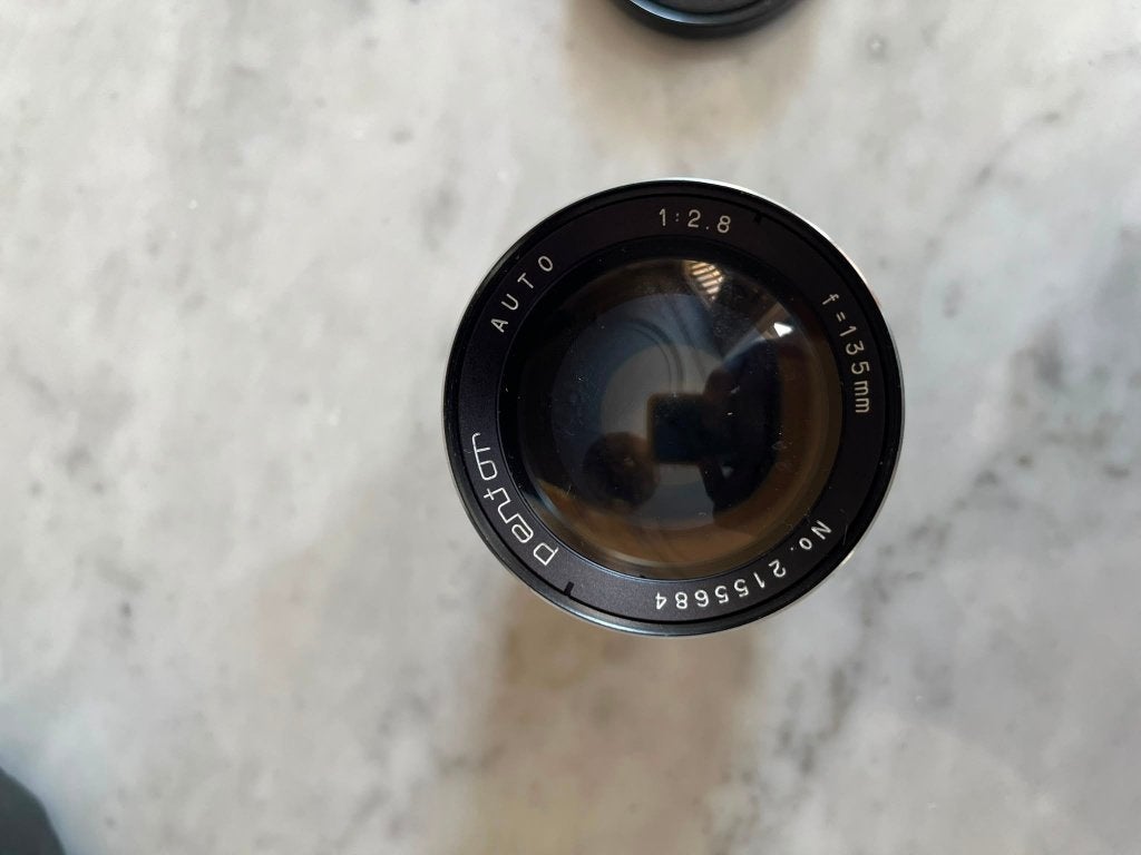 Vintage Pentor Auto 135mm f/2.8 Telelens (M42 Mount), Audio, Tv en Foto, Fotografie | Lenzen en Objectieven, Gebruikt, Beschermhoes/tas