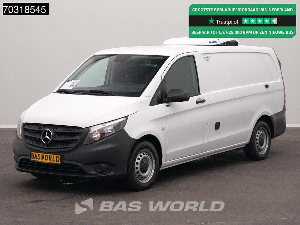 Mercedes Vito 116 Automaat L2H1 Kerstner 230v Stekker Airco, Automaat, Stof, Gebruikt, Euro 6