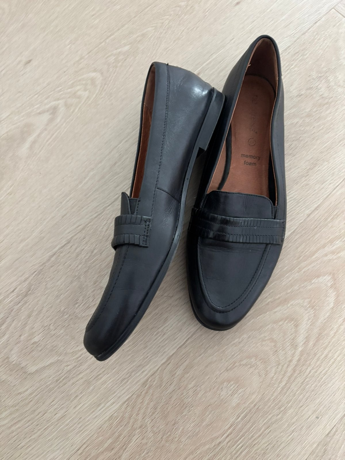 No Stress Dames Zwarte leren loafers maat 41, Kleding | Dames, Schoenen, Ophalen of Verzenden, Zo goed als nieuw, Zwart, Instappers