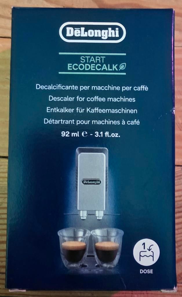 De'Longhi Ecodecalk Ontkalker voor Koffiemachines 92ml, Ophalen of Verzenden