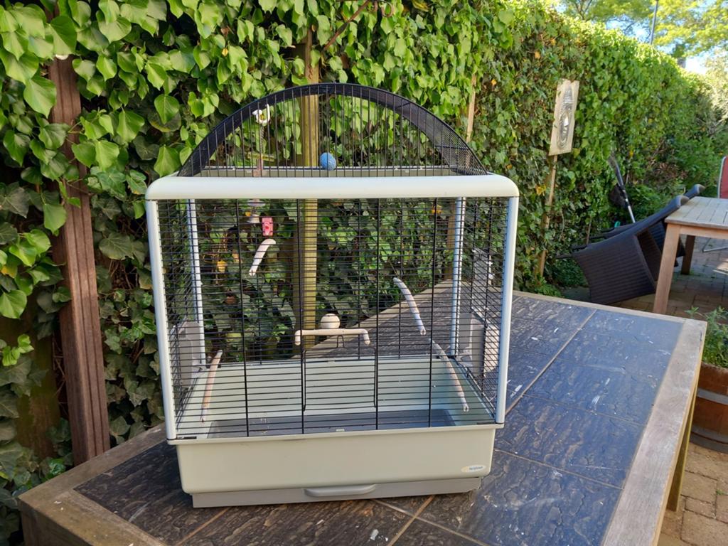 Vogelkooi, Ophalen, Gebruikt, Metaal, Vogelkooi
