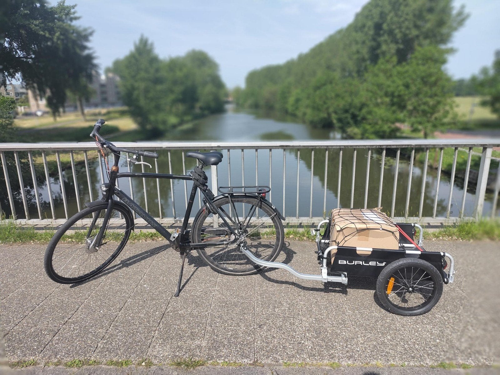 Burley Flatbed fietskar - Zeer weinig gebruikt, Ophalen