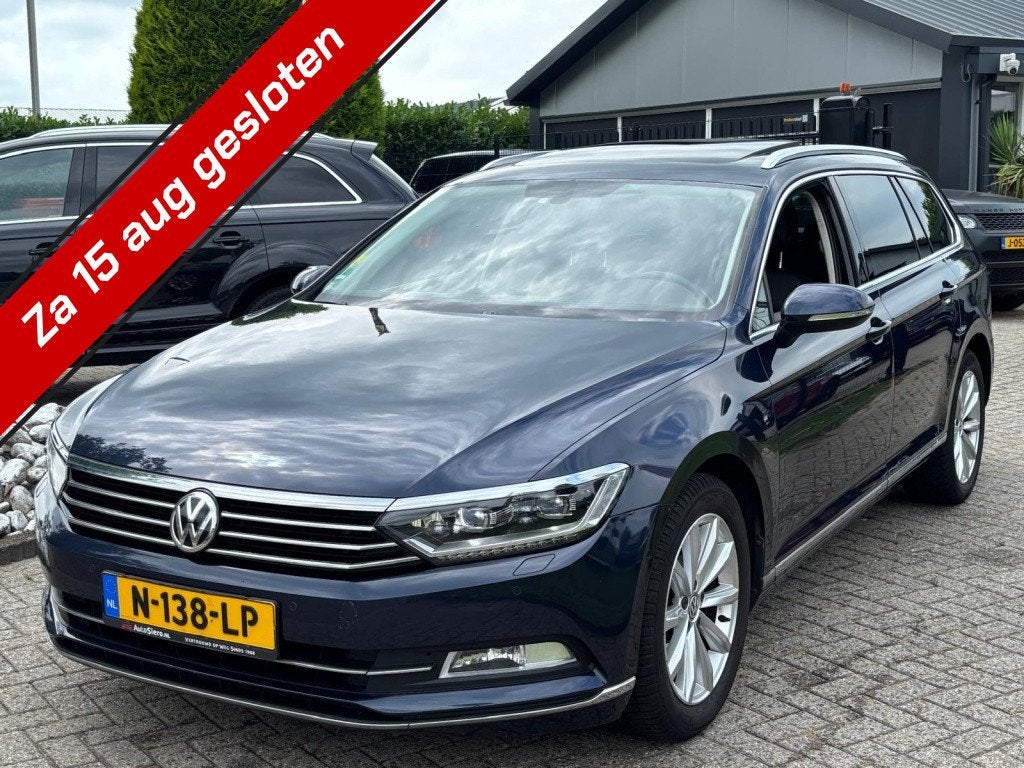 Volkswagen Passat Variant 2.0 TDI Highline 2016 Pano Leer Xe, Automatische klimaatregeling, Gebruikt, Euro 6, 4 cilinders