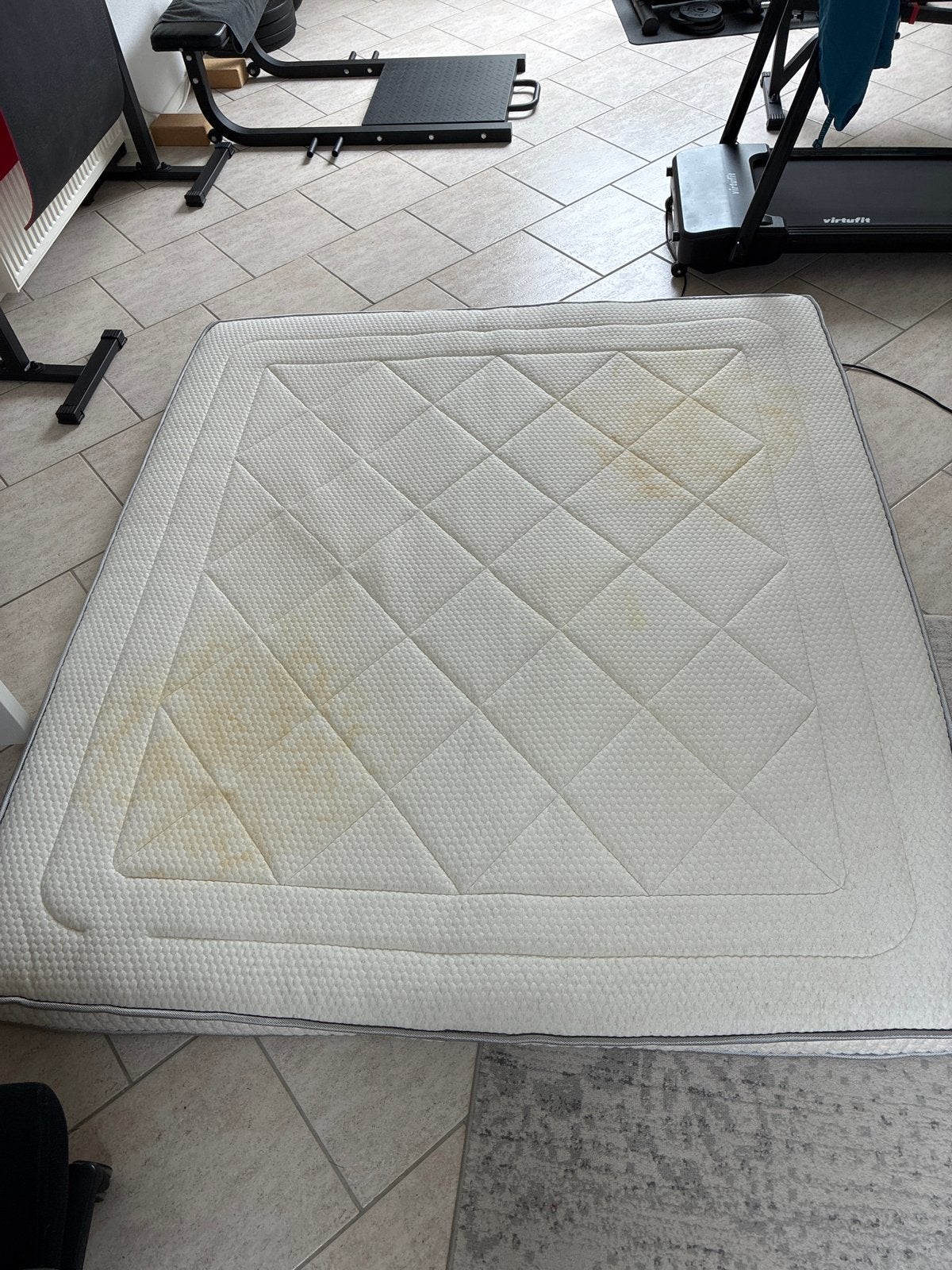 Gratis Swiss Sense Aeromax topper (7 jaar oud), Ophalen, Gebruikt, Tweepersoons, Matras