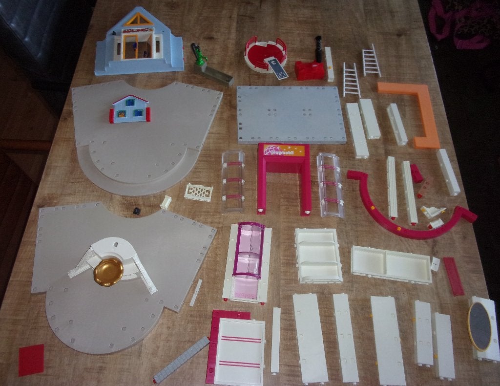 Playmobil losse onderdelen bouw sets oa winkelcentrum, Ophalen of Verzenden, Gebruikt, Losse onderdelen, Gebouw