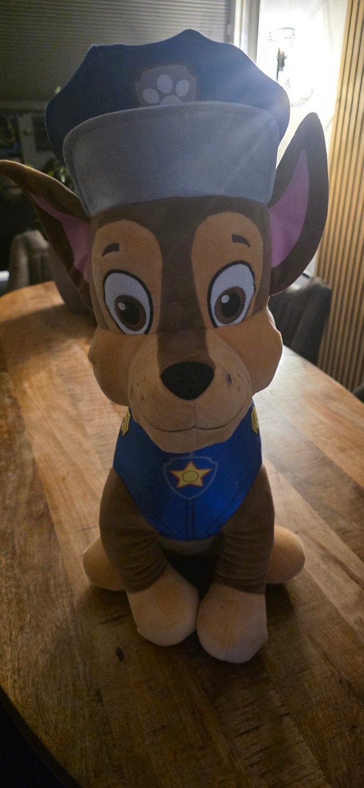 Paw Patrol Chase Knuffel - Zo goed als nieuw, Overige merken, Zo goed als nieuw, Middelgroot (20 tot 80 cm), Bruin