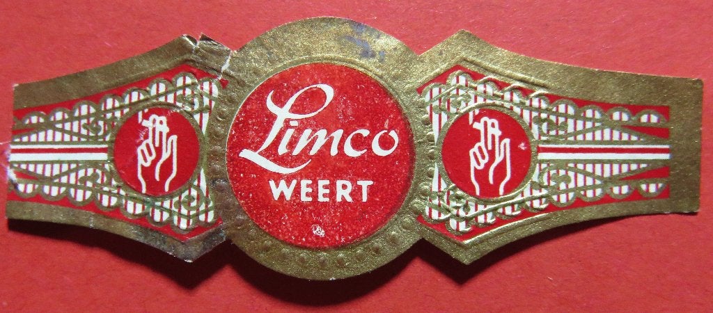 Sigarenbandje Reclamebandje Limco Weert, Verzenden, Gebruikt, Sigarenbandjes