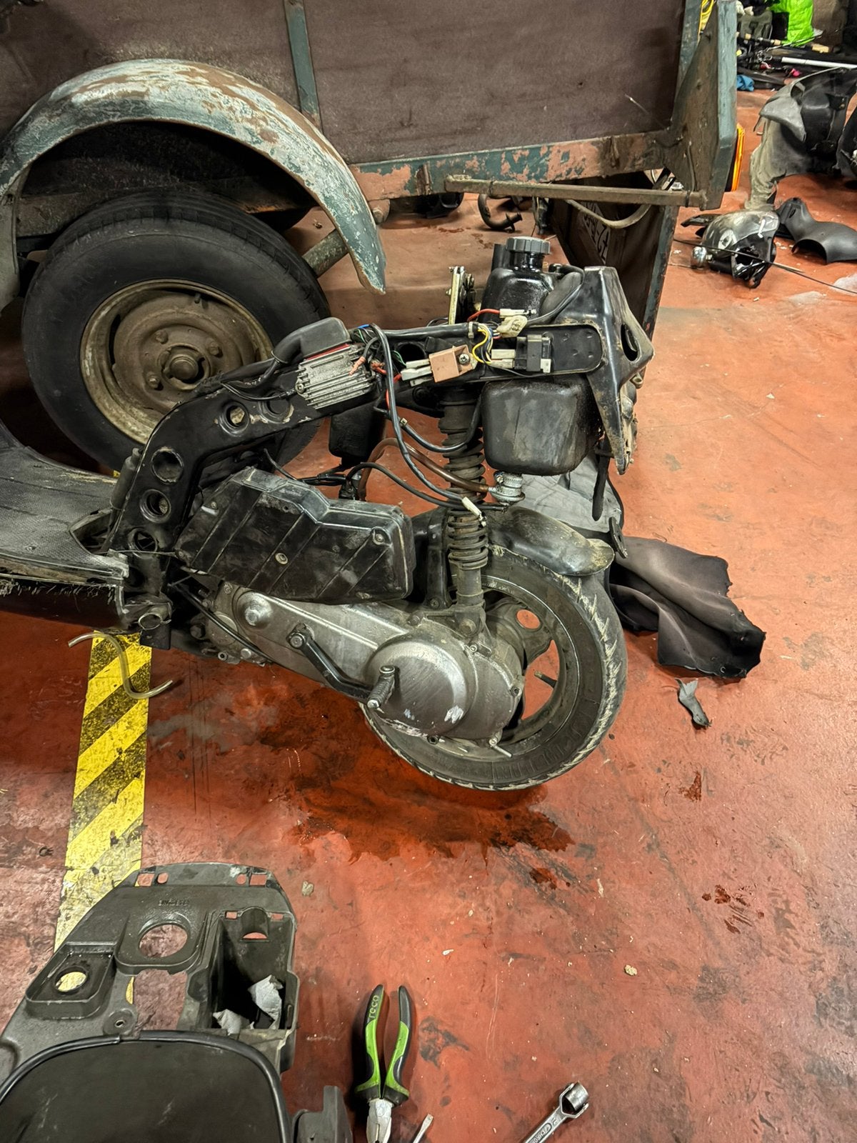 70cc piaggio blok (gereviseerd), Ophalen of Verzenden, Zo goed als nieuw, Blok, Piaggio