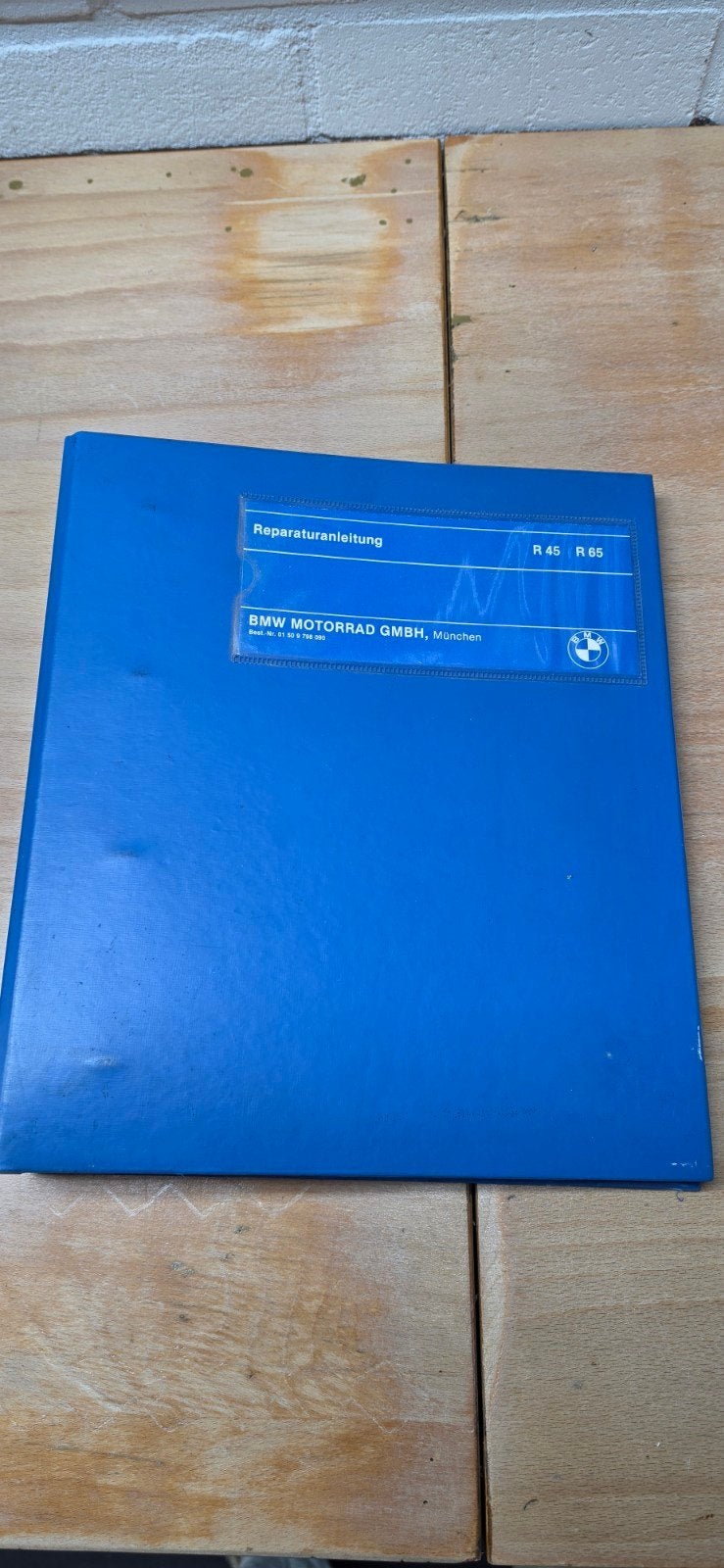 Origineel BMW R45 R65 Werkplaatshandboek - Onbeschadigd, Motoren, Ophalen of Verzenden