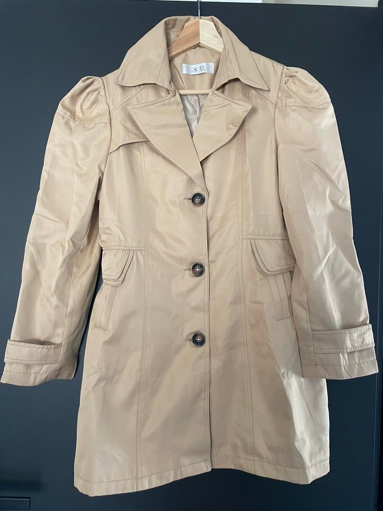 *NIEUW* Trenchcoat, Kleding | Dames, Ophalen of Verzenden, Nieuw, Maat 38/40 (M), Beige