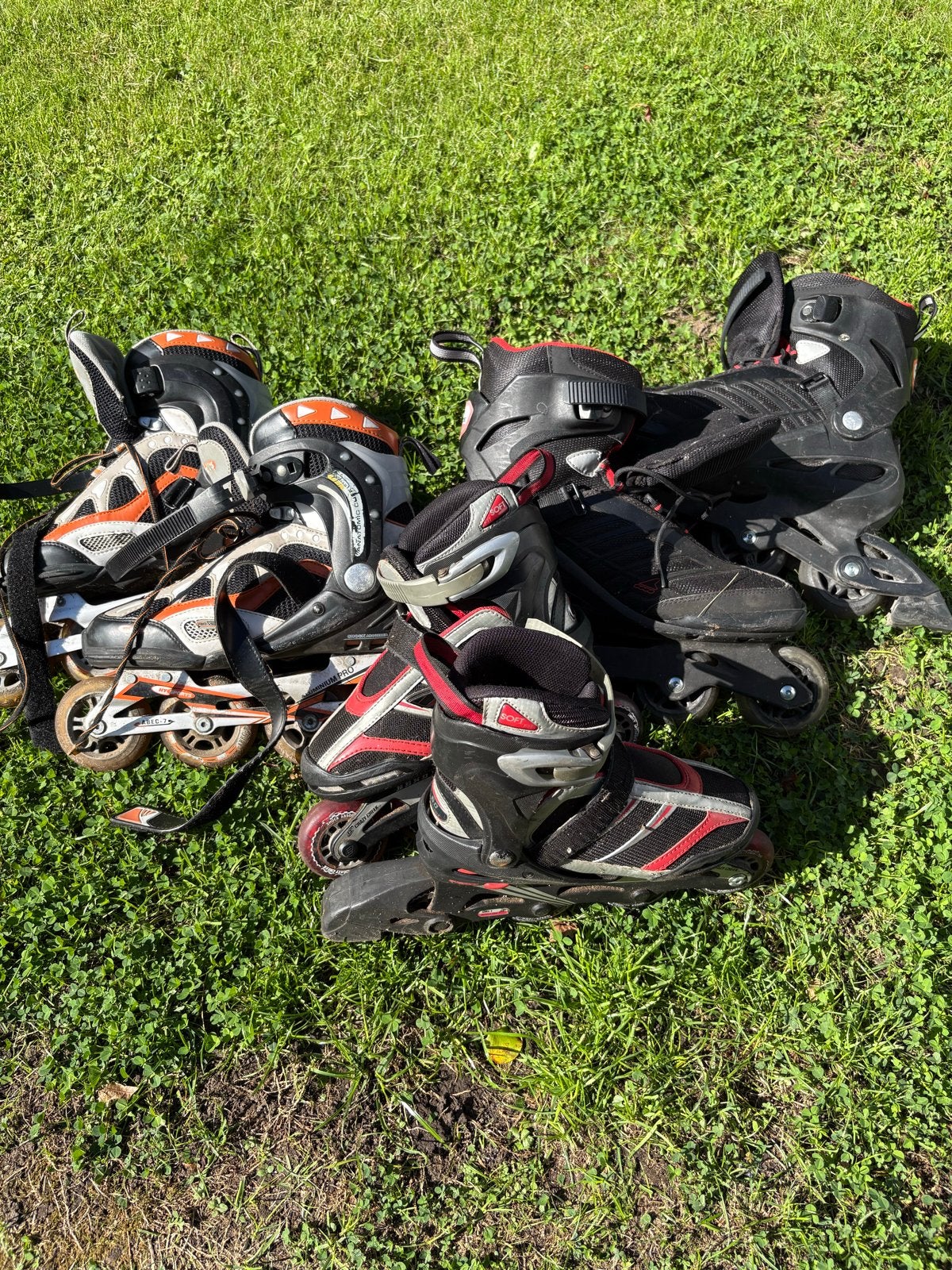 Diverse inline skates voor jong en oud, Ophalen, Gebruikt