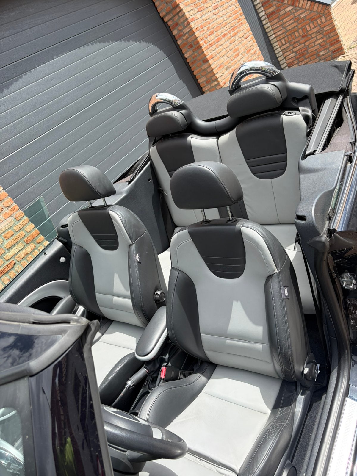 Mini 2008 Zwart jcw, Cabriolet, 4 stoelen, Zwart, 11 km/l