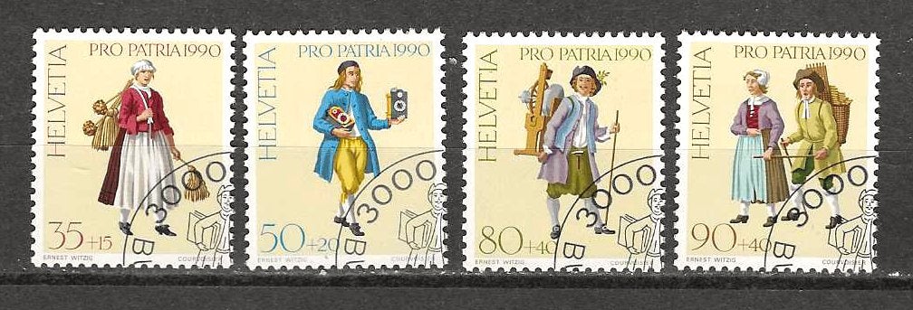 Zwitserland 1417-1420, Ophalen of Verzenden, Gestempeld