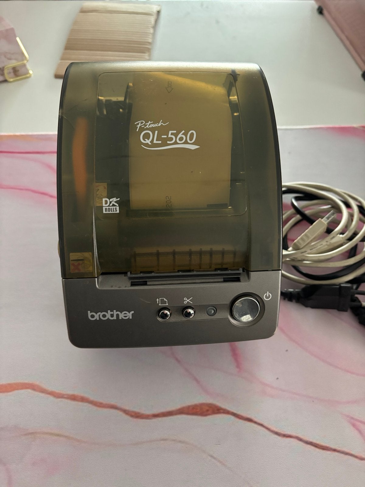 Brother P-touch QL-560 labelprinter, Ophalen of Verzenden, Gebruikt, Thermo-printer, Printer