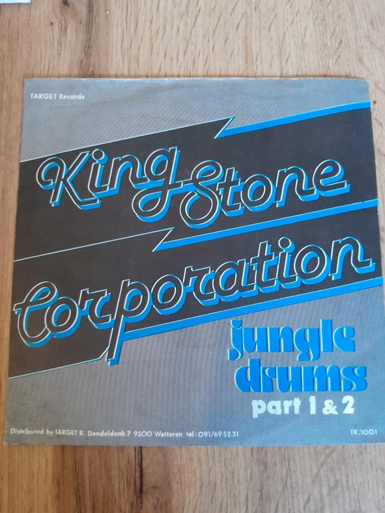 Kingstone corporation 7inch jungle drum,s, Ophalen of Verzenden, Zo goed als nieuw, Pop
