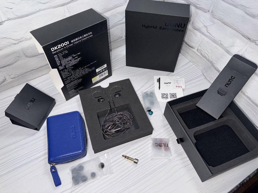 Dunu DK-2001 Obsidian in-ear monitors / hoofdtelefoon