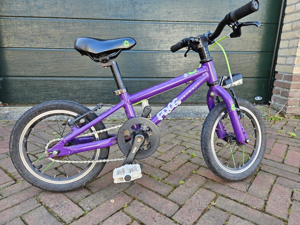 Frog 43 kinderfiets - Ideaal om te leren fietsen, Ophalen, Gebruikt, Velgrem, Frog