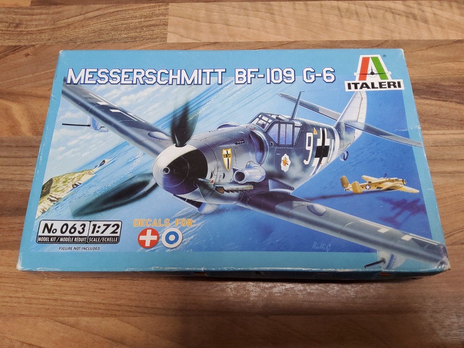 Italeri Messerschmitt BF-109 G-6 Modelbouw Vliegtuig, Hobby en Vrije tijd, 1:72 tot 1:144, Italeri, Nieuw, Ophalen of Verzenden