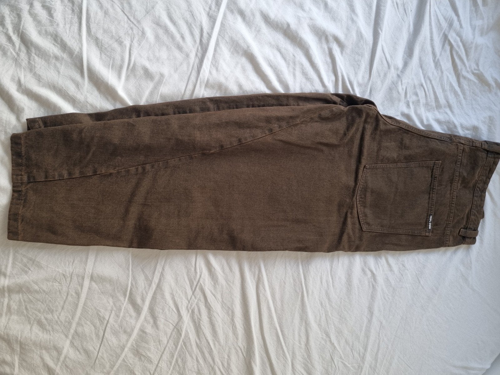 Denim set overshirt en broek, Ophalen of Verzenden, Nieuw, Bruin