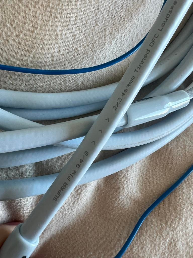 SUPRA Ply 3.4/S Luidsprekerkabel 3M, Audio, Tv en Foto, Audiokabels en Televisiekabels, Ophalen of Verzenden, Zo goed als nieuw