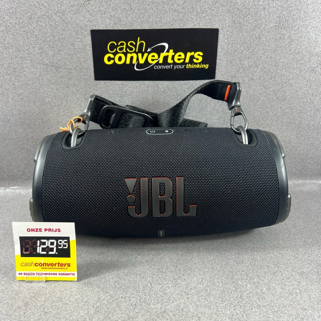 JBL Xtreme 3 speaker met draadband | zwart | 414290, Gebruikt, JBL, Ophalen of Verzenden, Center speaker