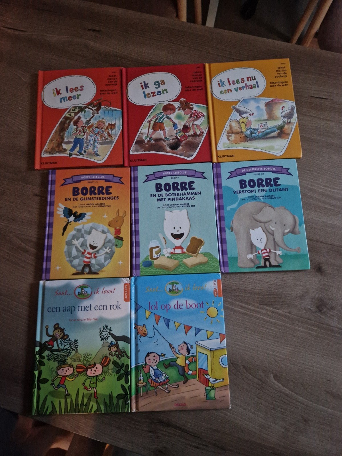 8 AVI Start en AVI 1 Boekjes - Borre en meer, Boeken, Ophalen of Verzenden, Zo goed als nieuw