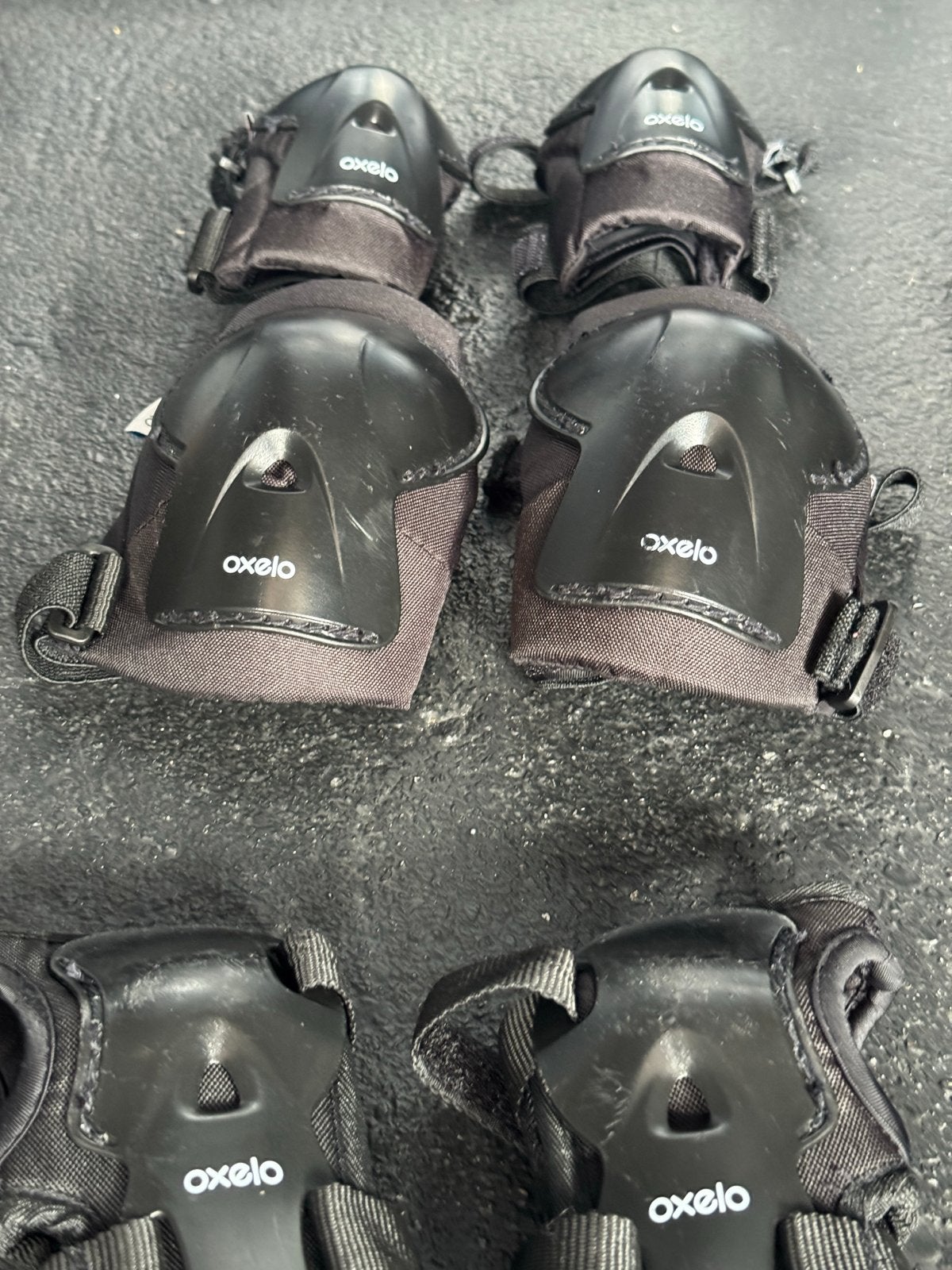 Jongens valbeschermers set: knie, elleboog, hand, Sport en Fitness, Ophalen of Verzenden, Gebruikt, Bescherming