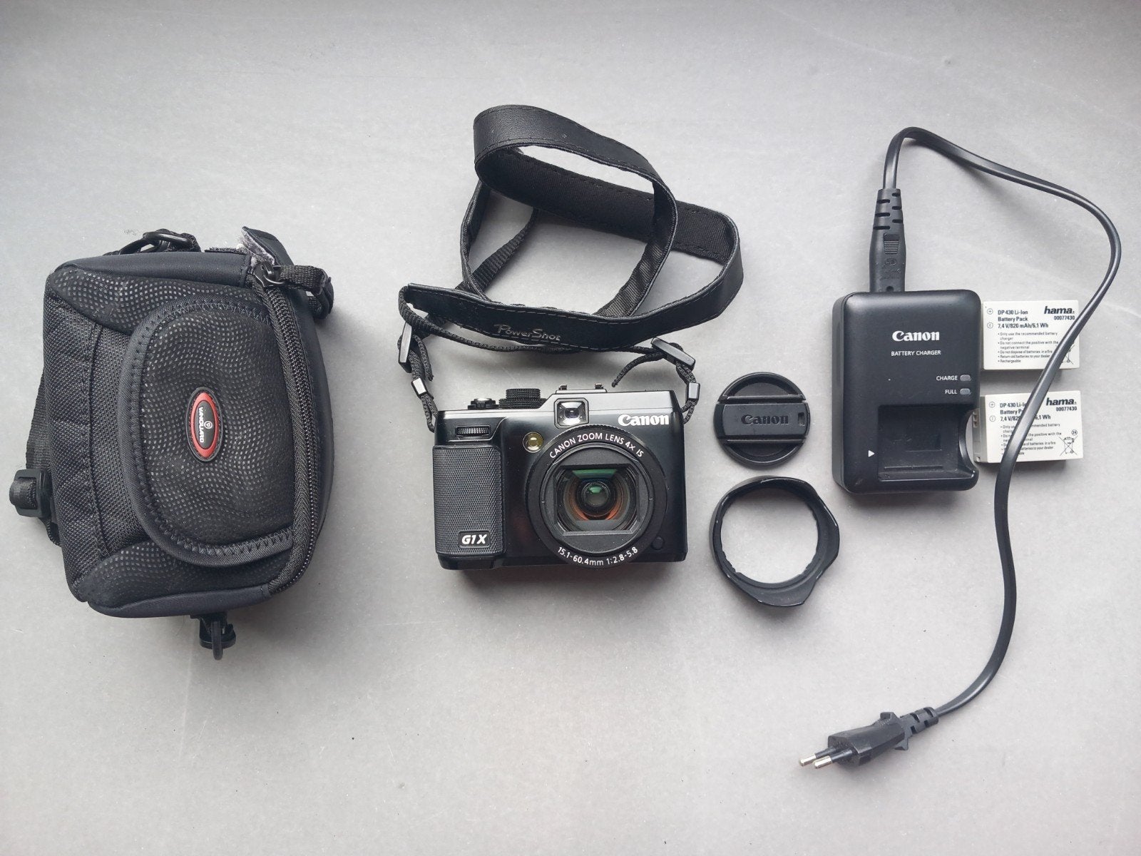 Canon PowerShot G1 X, Gebruikt, Canon, Ingebouwde flitser, Cameratas