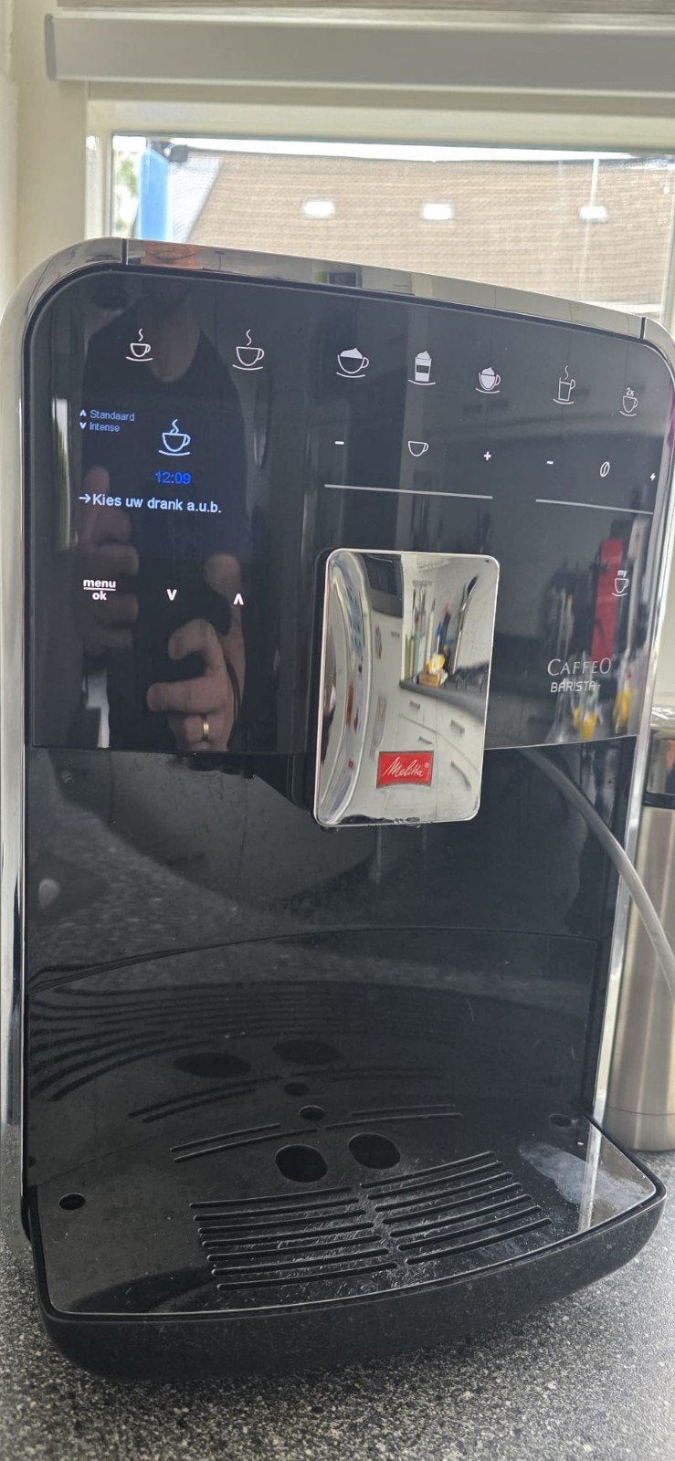 Melitta CaffeO Barista T, Witgoed en Apparatuur, Koffiezetapparaten, Ophalen, Gebruikt, 10 kopjes of meer, Koffiemachine