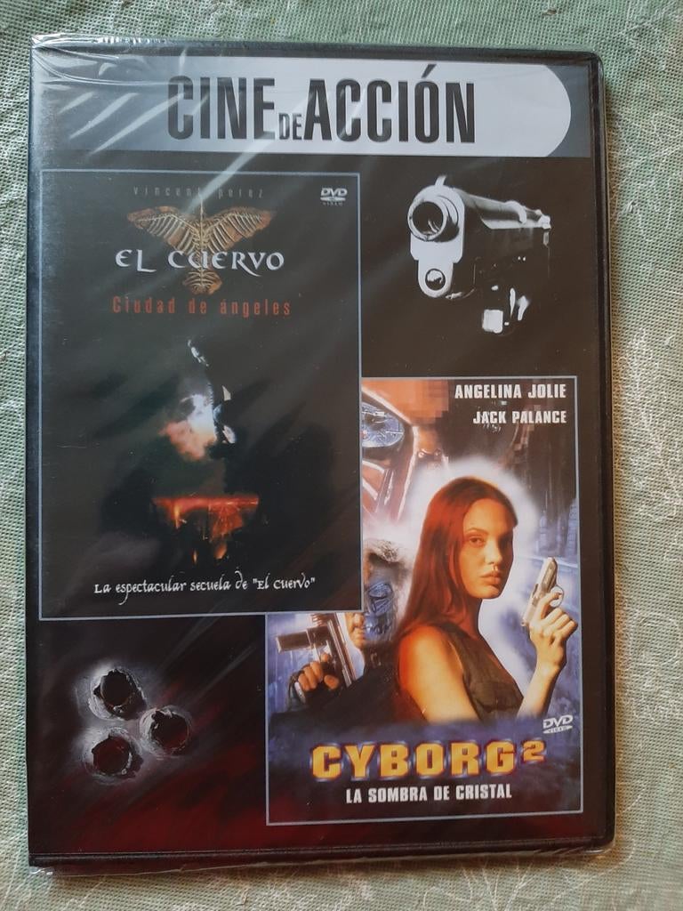 DVD: El Cuervo Ciudad de Ángeles & Cyborg 2 (Sealed), Vanaf 16 jaar, Ophalen of Verzenden, Nieuw in verpakking, Actie